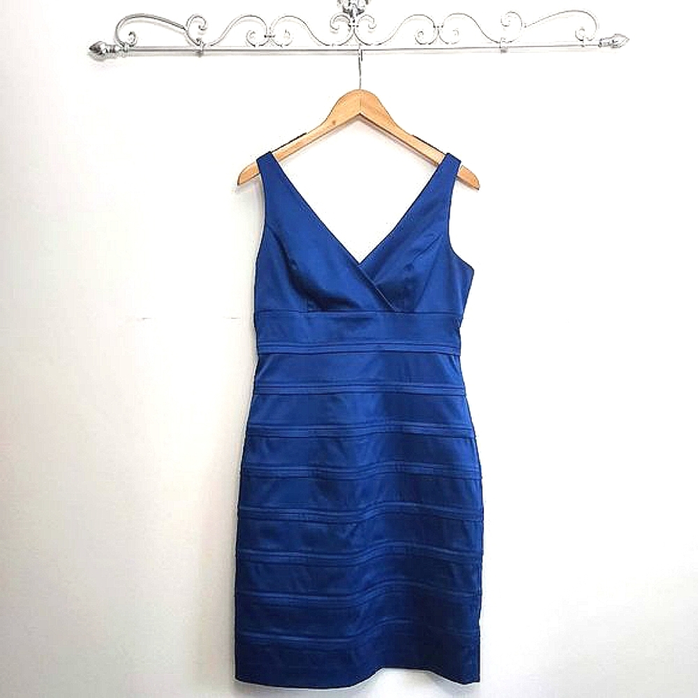 American Living Cocktail Dress, Sapphire Blue, Sz 10, VGUC